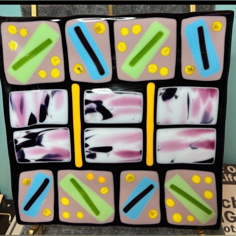 Fused Glass decorative plate